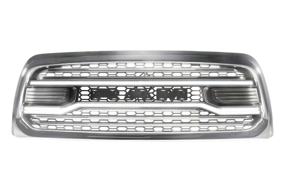 XBG LED DRL Grille CHROME- RAM HEAVY DUTY 13-18