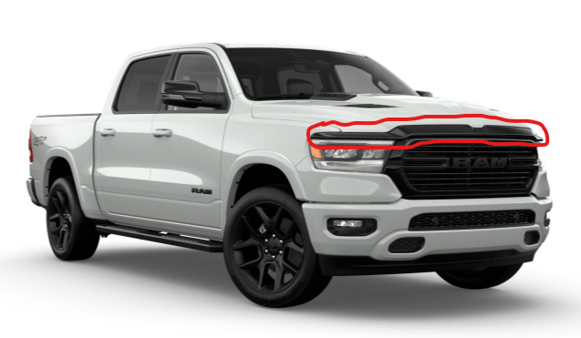 Grille Applique (part about headlights and grille hood shape)