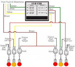 Trekhaakverlichtingsadapter 12v