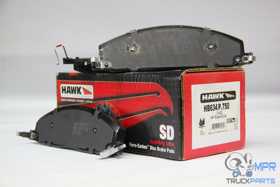 HAWK SuperDuty Rear Brake Pad Set RAM 2500/3500 09+