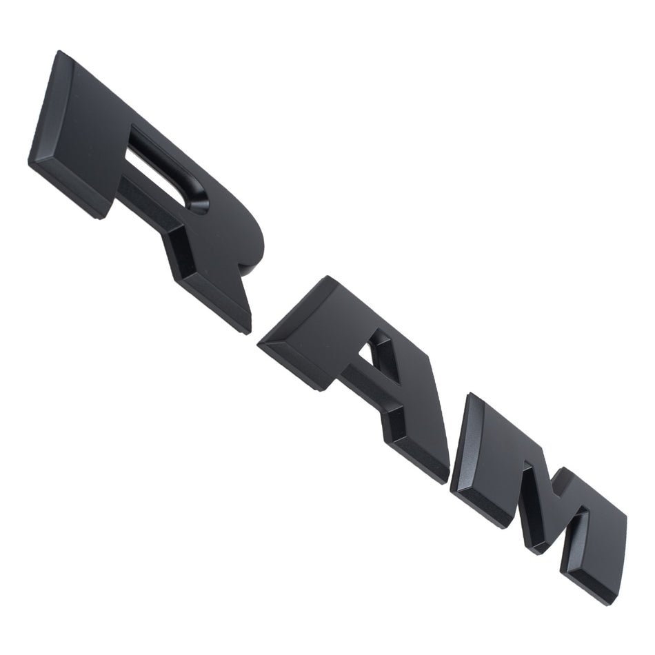 Logo front door "RAM" black 19+