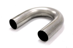 Exhaust bend 180 degrees stainless steel 3"