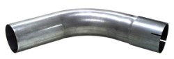 Exhaust Bend 60 degrees 3" stainless steel