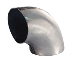 Exhaust bend 90 degrees short radius bend 2.5" stainless steel