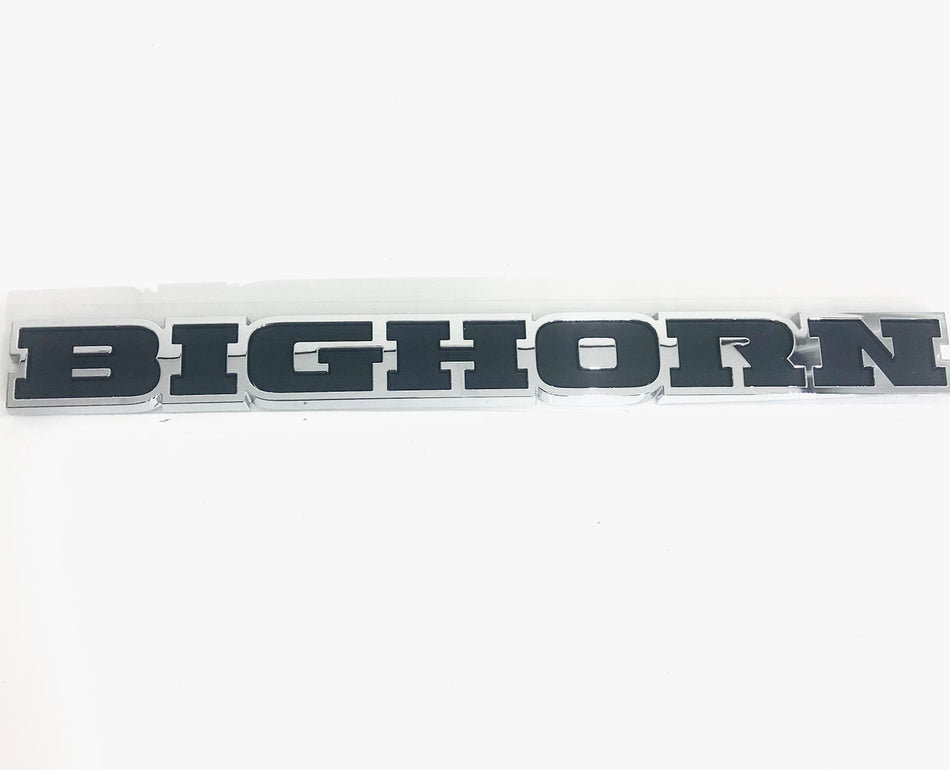 Logo tailgate "Bighorn" 19+ chrome