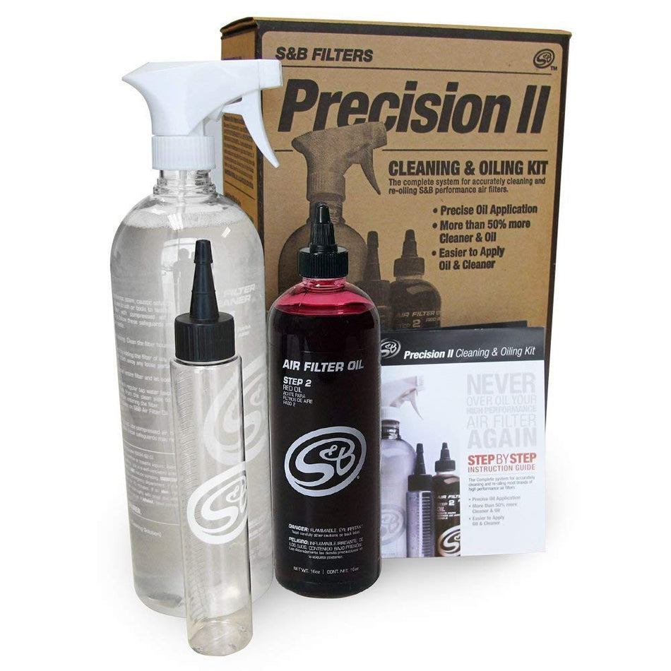 Precision II Reinigings- en Oliekit (Rode Olie) 
