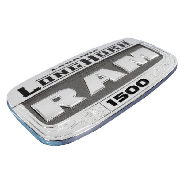 Logo front door LH ''Laramie Longhorn'' chrome